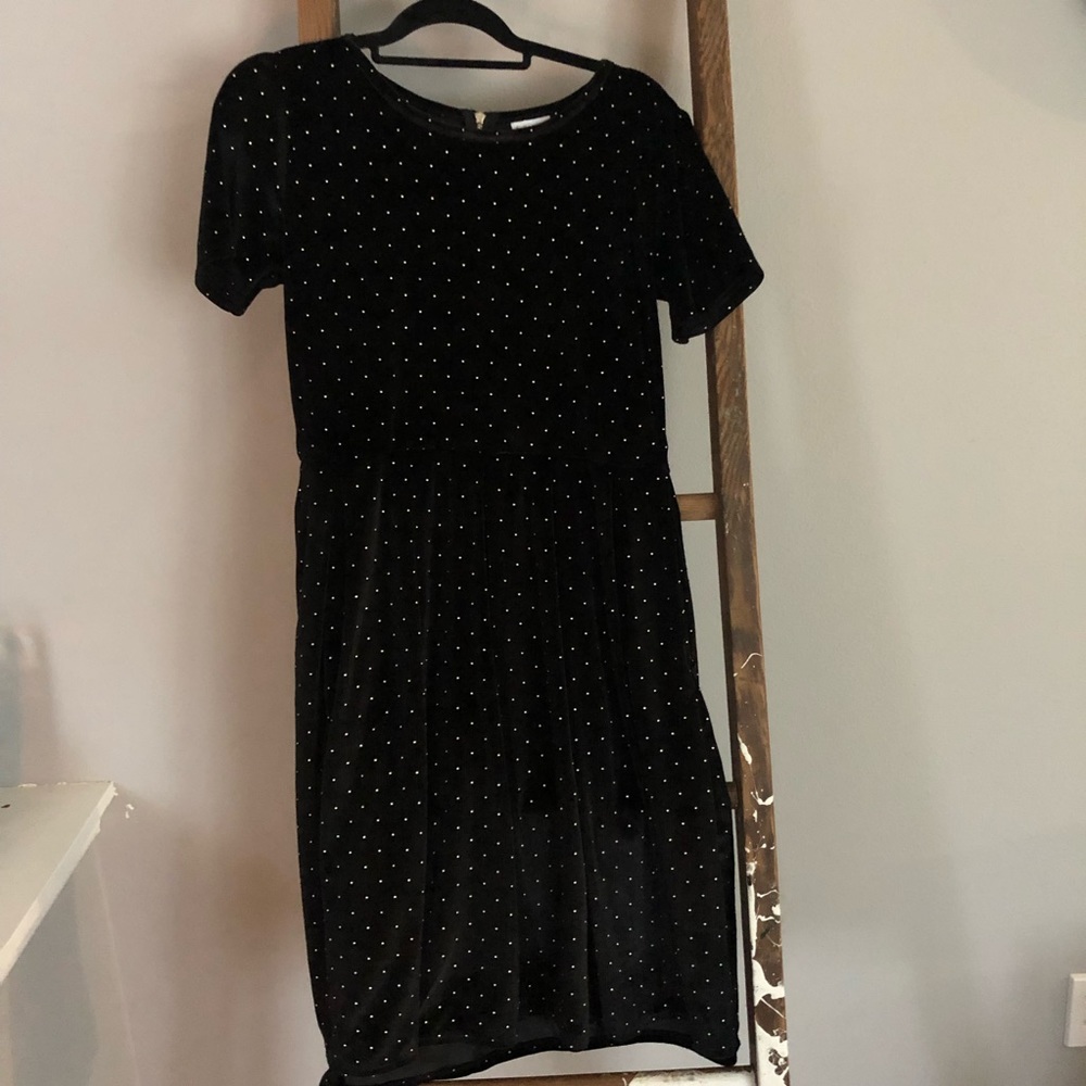 NWOT XL Black Velvet Lularoe Amelia